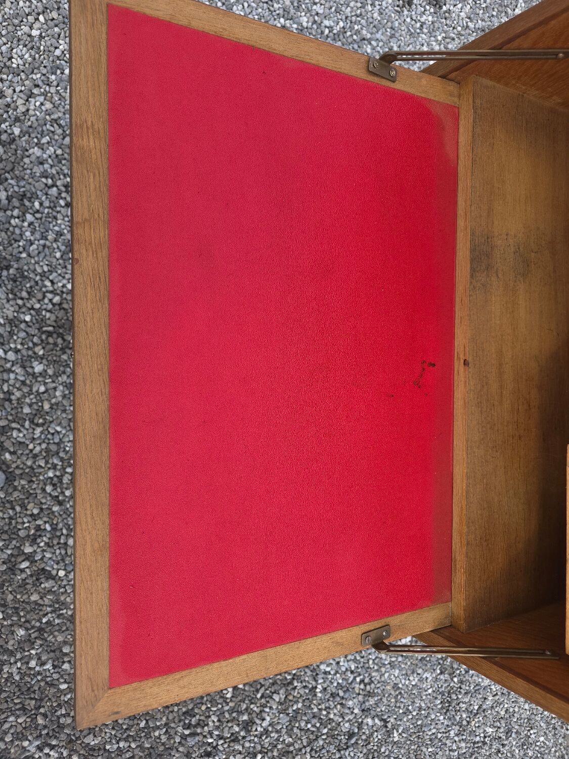 Bureau secrétaire scandinave en chêne des années 60
