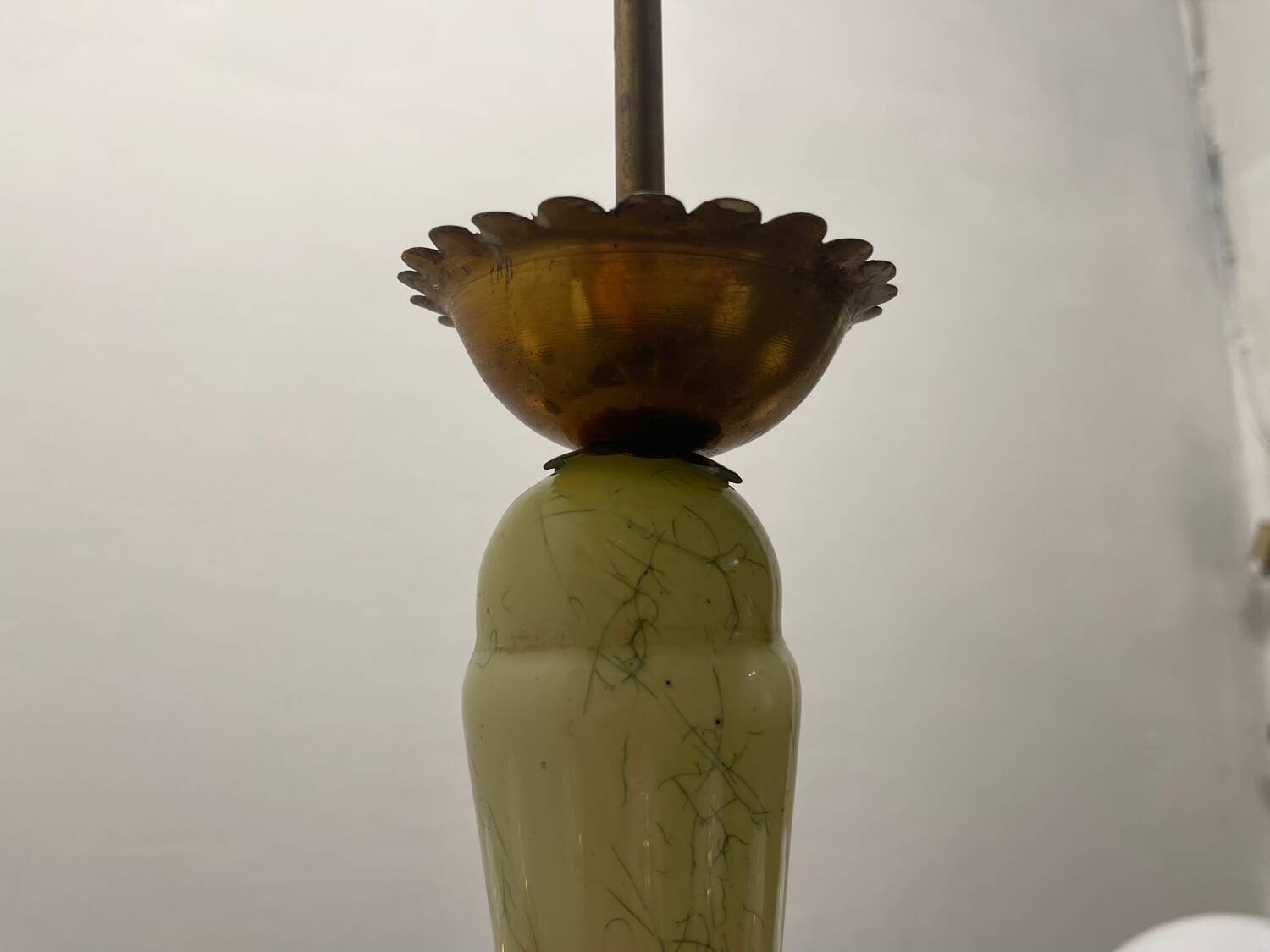 Italian Sputnik Brass Chandelier 1950’s