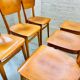 Thonet wooden chairs, 1960s – set of 20
