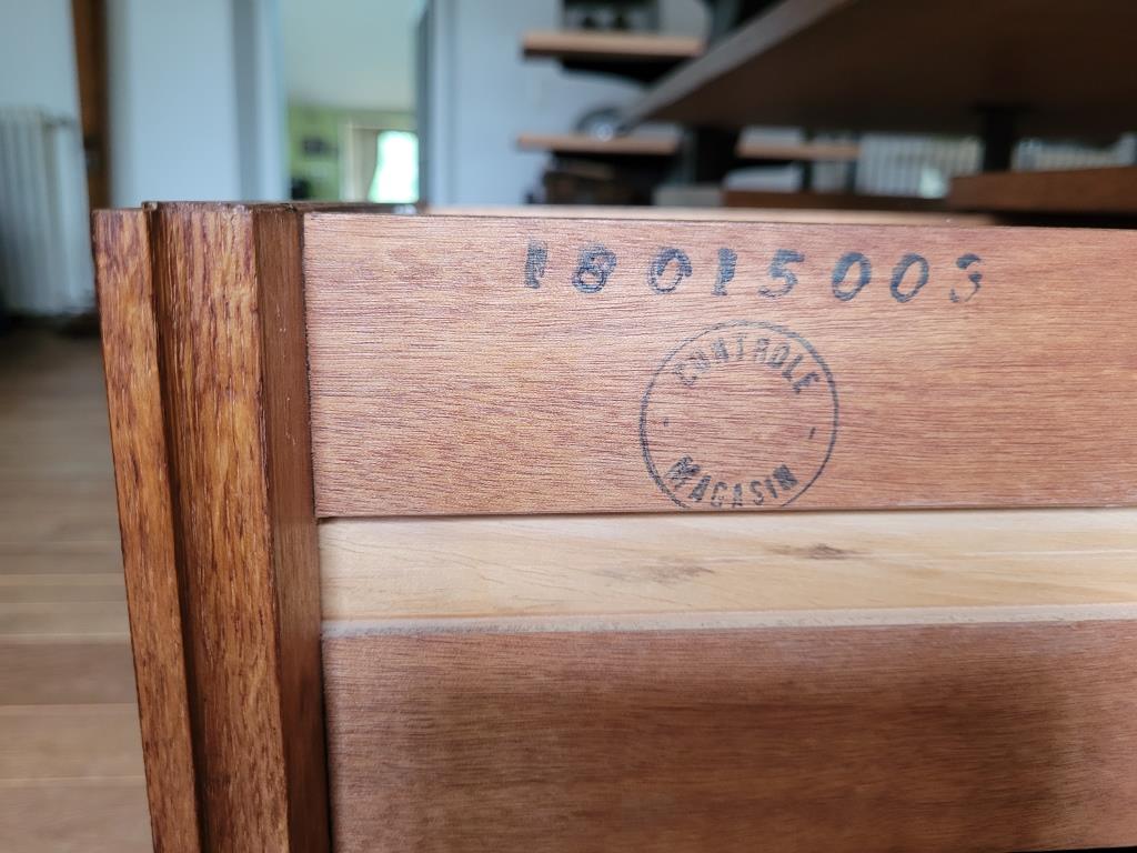 Wood and metal office 70s