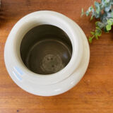 Vintage gray stoneware pot