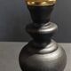 Cabinet de Curiosités coquillage turbo imperialis nacré sur socle