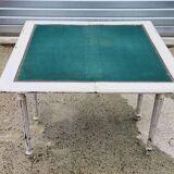 Console table de jeux ancienne à plateau portefeuille