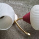 Applique double moderniste vintage années 50