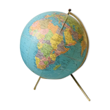 XXL World Map Globe - 1970s