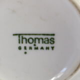 White vase with flowers vintage Thomas