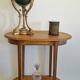 Vintage side table solid wood - 1940s/1950s