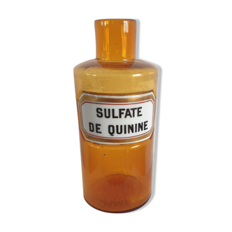 Pot de pharmacie sulfate de quinine