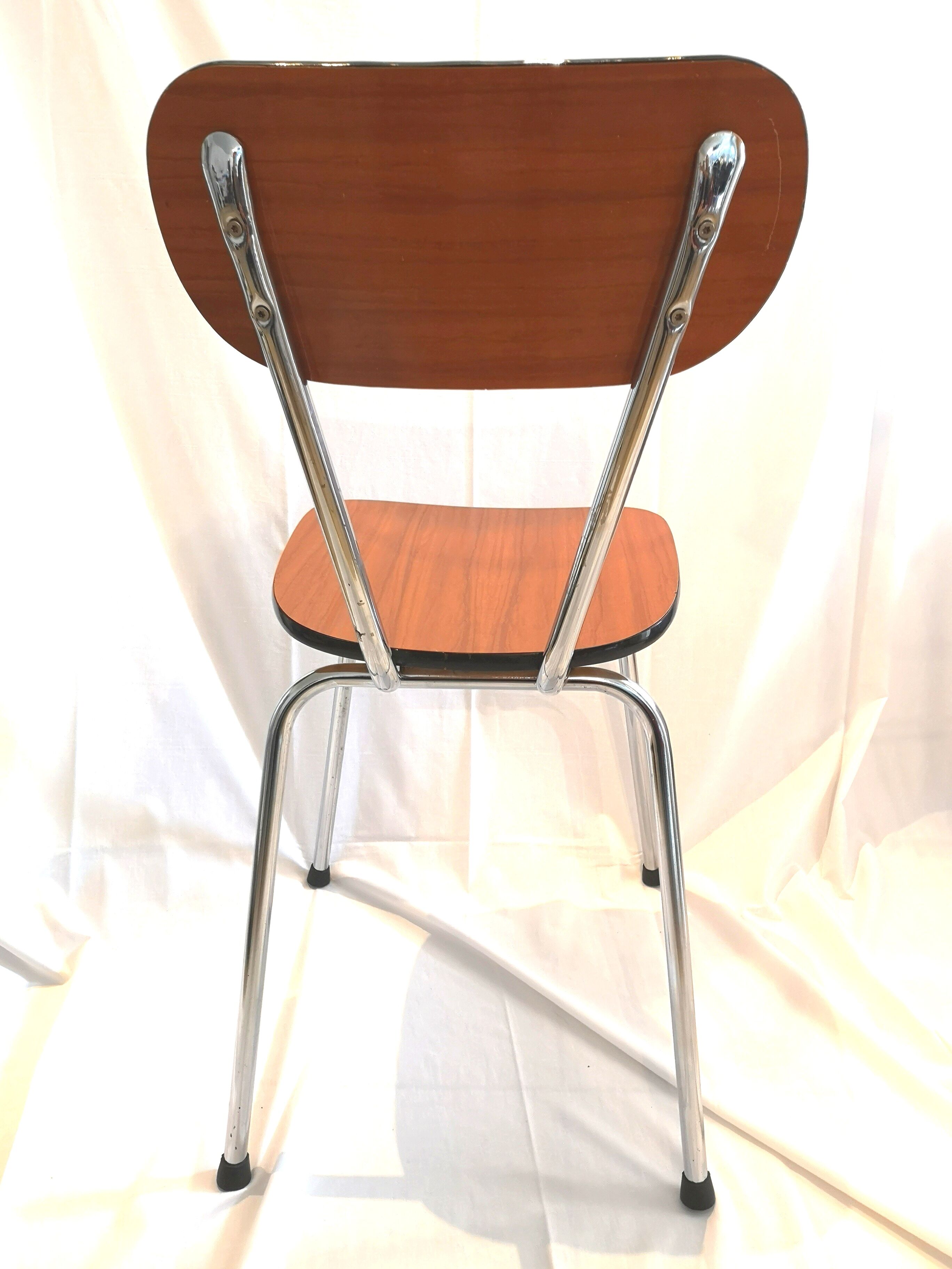Brown formica Chair