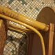 Ensemble tables rotin et osier