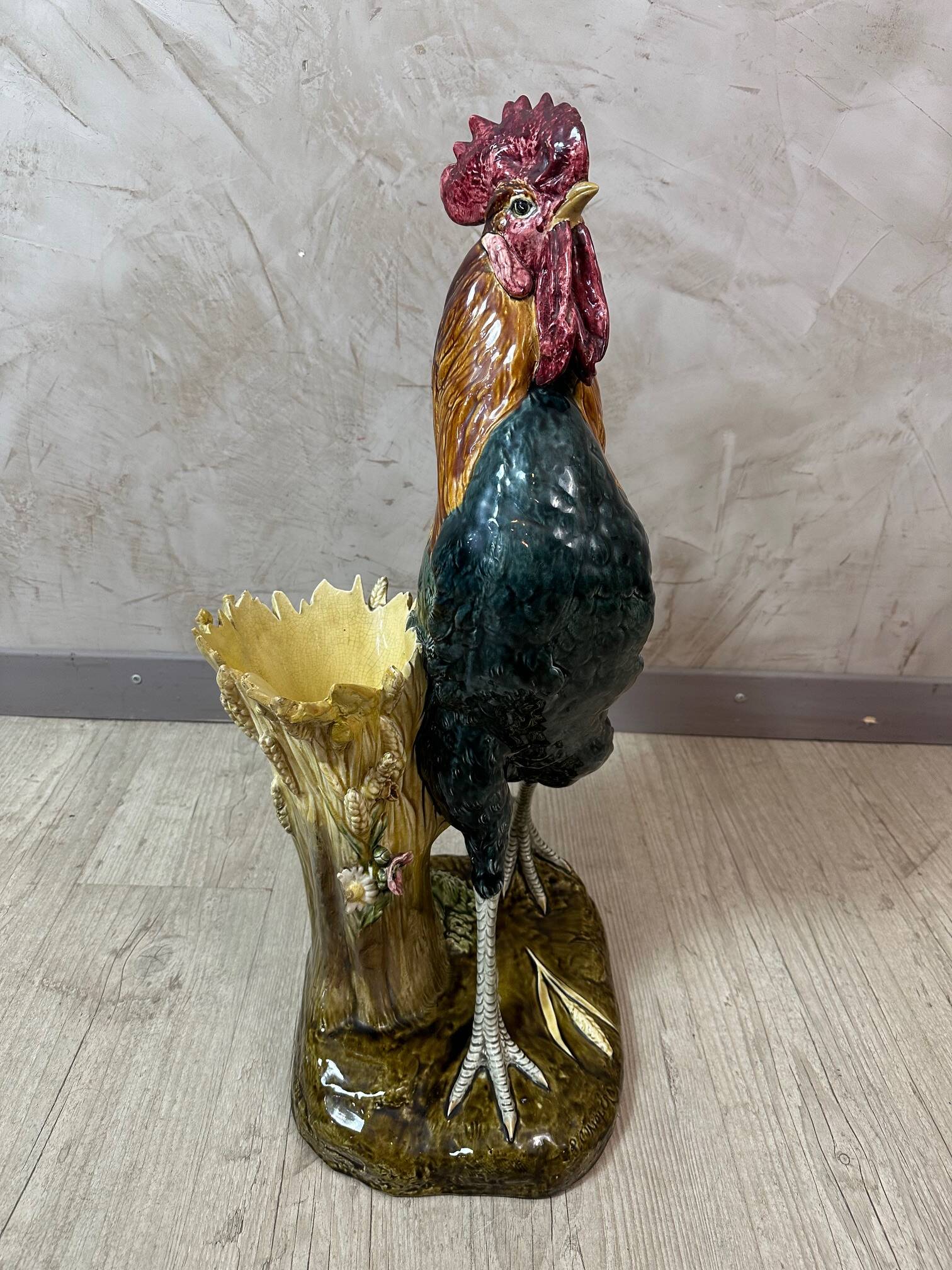 Paul Comoléra Faience Rooster