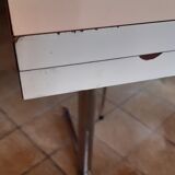 Kitchen table and 2 formica chairs