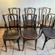 6 Thonet style bistro chairs