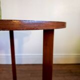 Wooden coffee table / Round side table