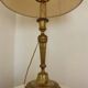 Chiseled bronze brass candlestick bouillotte lamp