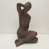 Nude ceramic woman by Kokrda, Czechoslovakia