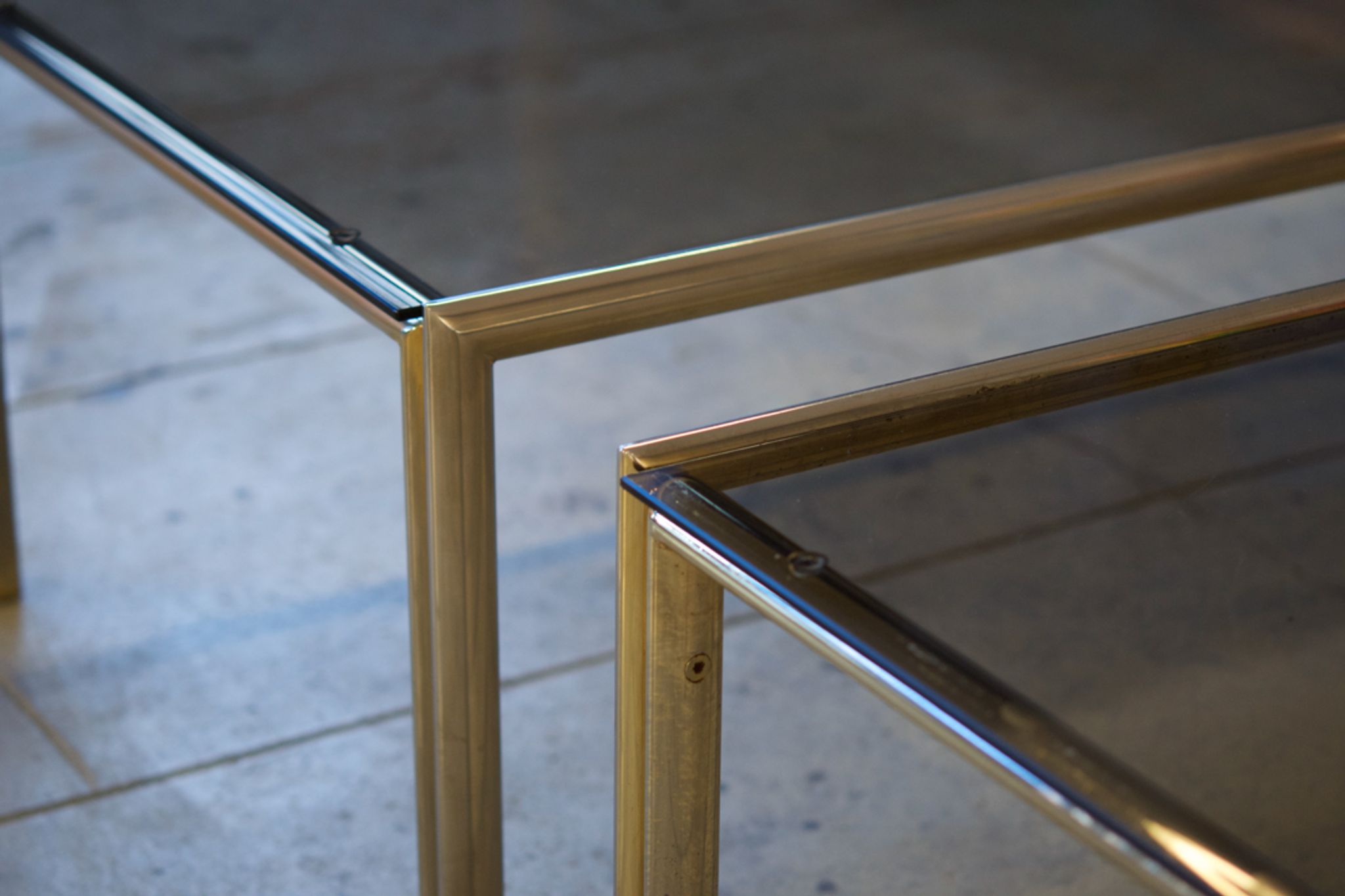 Pair of coffee tables design 1970'