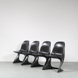 Black “Casalino” chair from the 2000s by Alexander Begge for Casala, Germany – Large Stock!