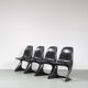 Chaise noire « Casalino » des années 2000 par Alexander Begge pour Casala, Allemagne – Large Stock!