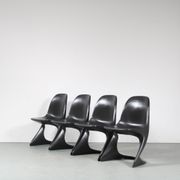 Black “Casalino” chair from the 2000s by Alexander Begge for Casala, Germany – Large Stock!