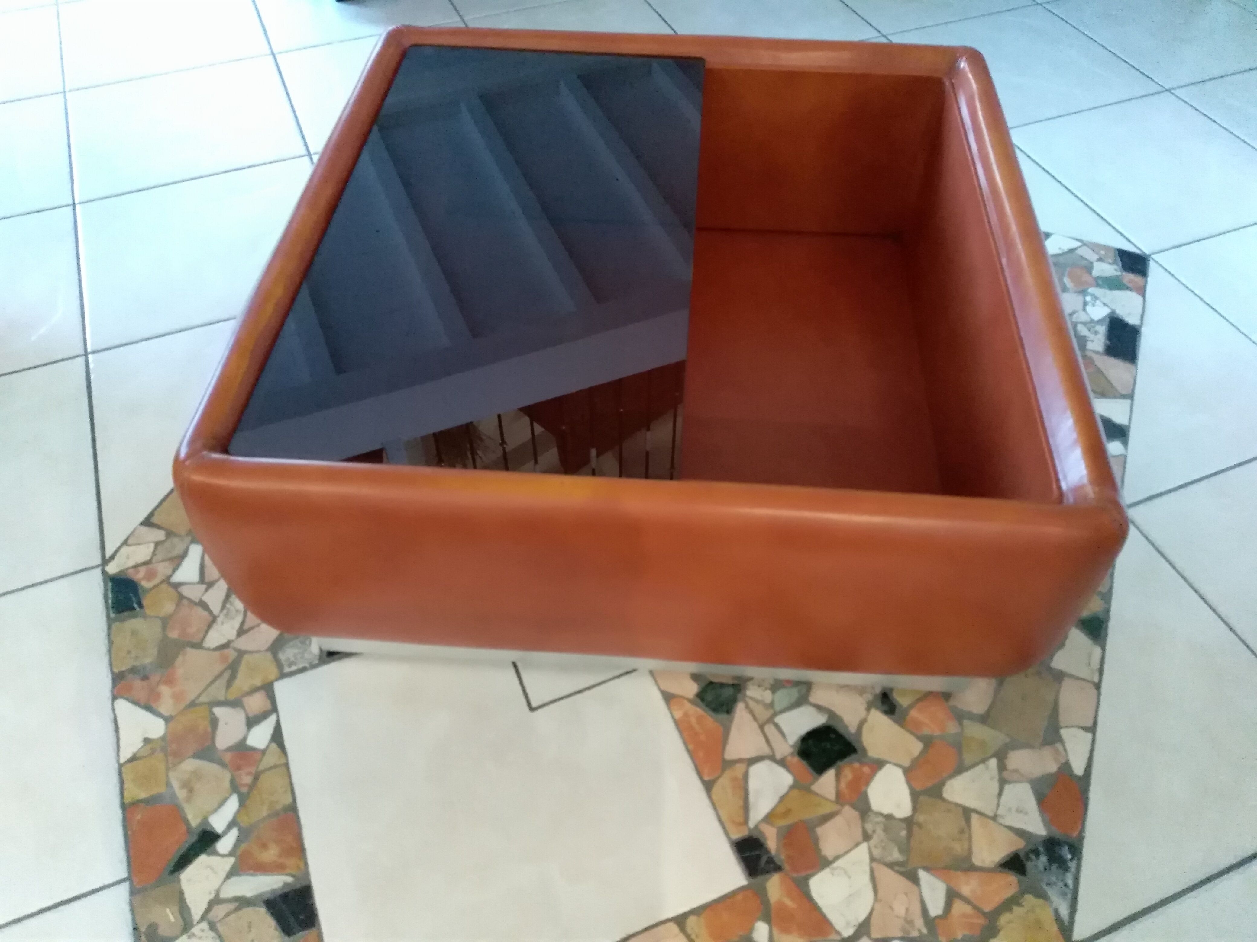 Table basse vintage Jacques Charpentier pour Roche Bobois 1970