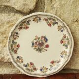 Lot de 3 assiettes moustiers olerys