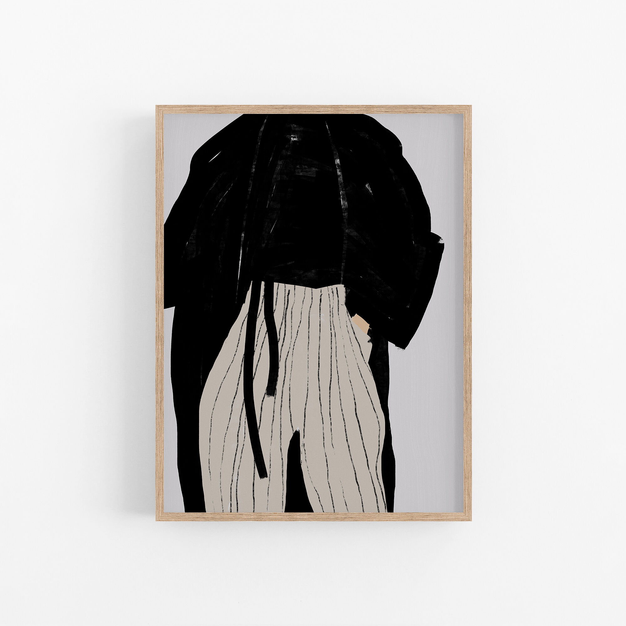 Female figure giclee art print, 50x70cm