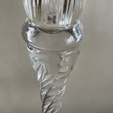 Bougeoir en verre soufflé