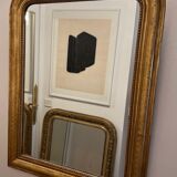 Miroir ancien Louis-Philippe en bois dorée