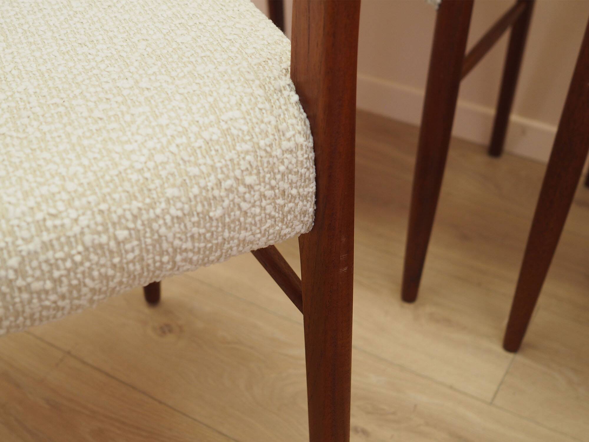 Set of six teak chairs, Danish design, 1960s, made in Denmark