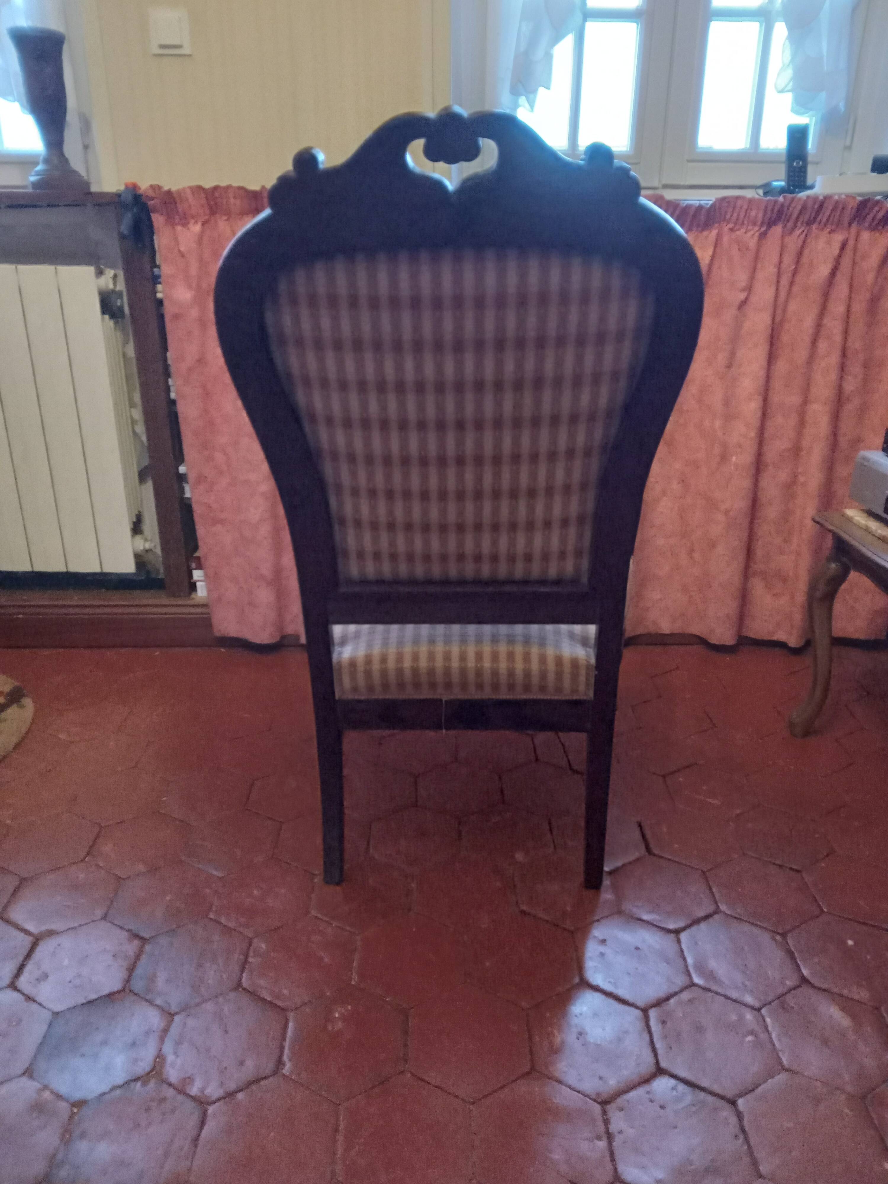 Antique louis philippe style armchair