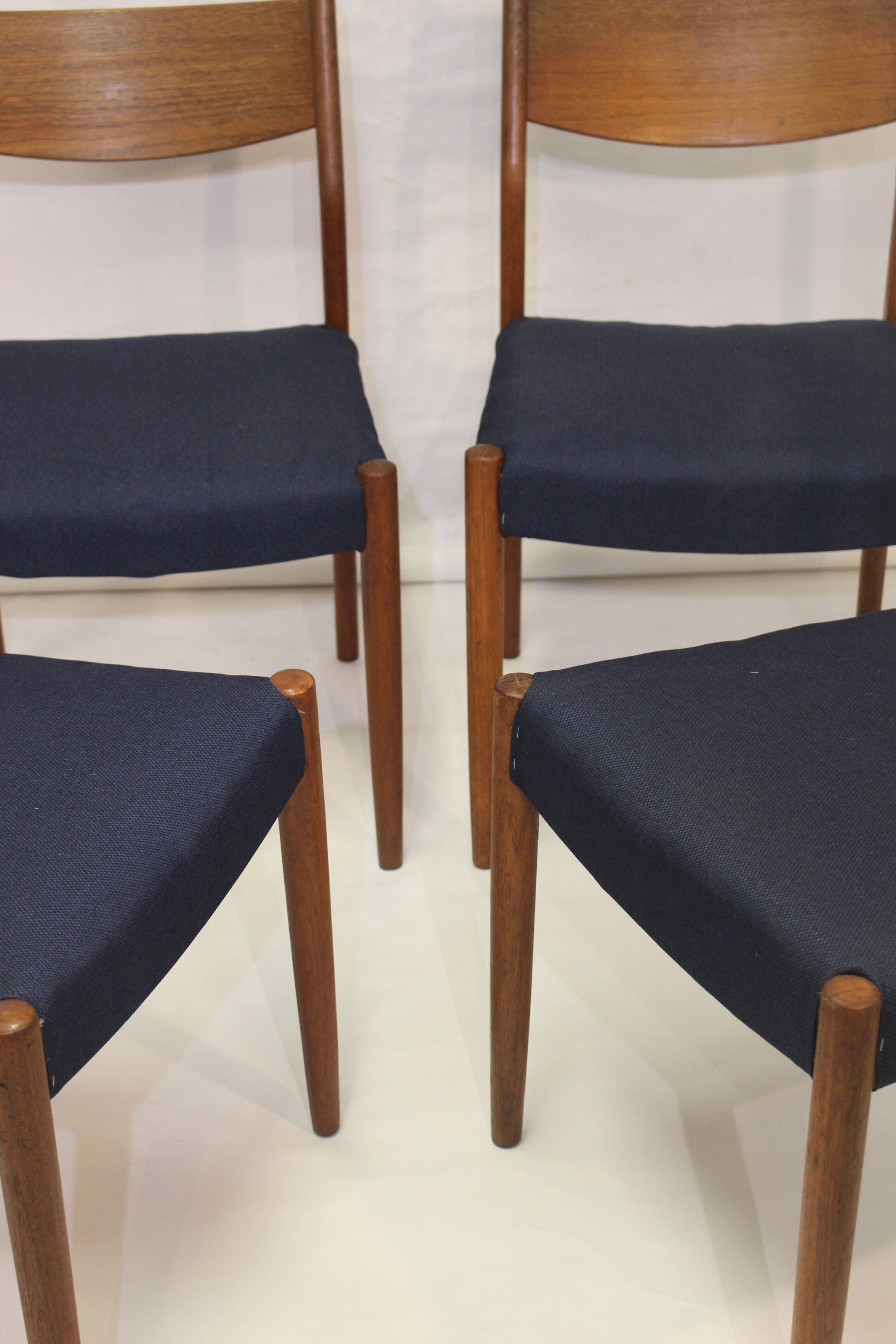 Set de 4 chaises en teck Cees Braakman pour Pastoe 1960.
