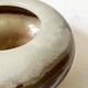 Grand vide poche / cendrier rond en albatre beige