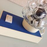 Bubbled glass bedside lamp by Helena Tynell 60/70