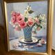 Signed framed painting Oil on canvas dimensions: height -59 cm - width -49 cm -