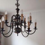 Lustre deux niveaux style hollandais