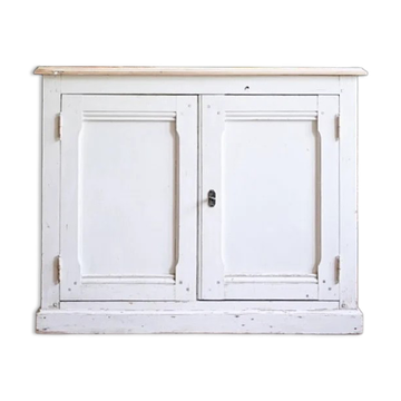 Buffet parisien patine blanche
