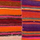 Old Turkish narrow Kilim Runner 266x58 cm shabby chic, vintage kelim
