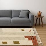 Handmade traditional Moroccan wool rug size 200 x 300 cm