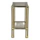 Brass and Glass End Column, 1970s