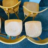 Set of 10 Luterma Banana model chairs