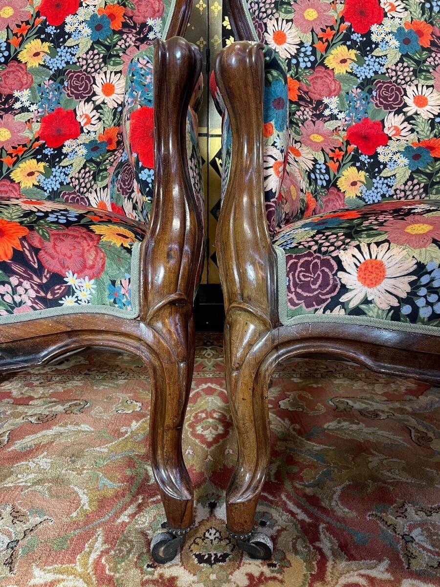 Pair of Louis Philippe armchairs //Napoleon III