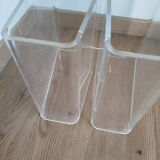 Original plexiglass side table, 1970s