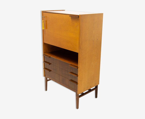 Armoire de bar vintage par František Mezulánik, années 1970, Tchécoslovaquie