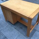 Solid oak desk 70s