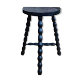 Low black stool