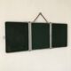 Miroir triptyque barbier vert anglais vintage 1960 - 28 x 68 cm