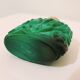 Bouteille en verre de malachite