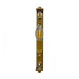 Paire d'appliques modernes en verre de Murano rose clair