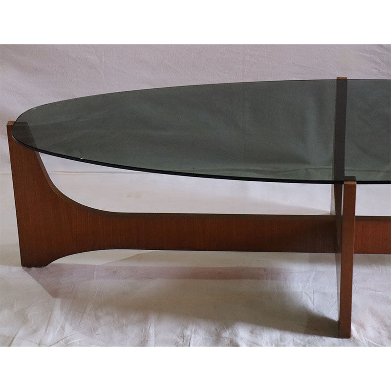 Scandinavian coffee table Hugues Poignant 1960